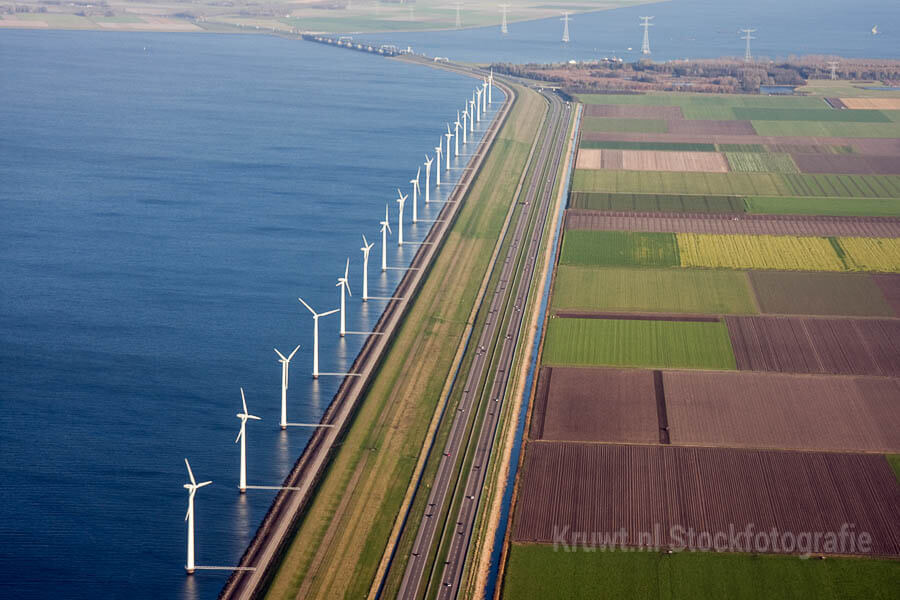 Flevoland IJsselmeerdijk